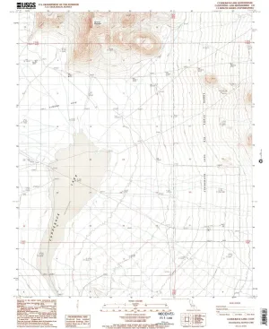 Cuddeback Lake CA topo map, 1:24000 Scale, 7.5 X 7.5 Minute, Historical, 1988, Updated 1988, 26.8 x 22 in