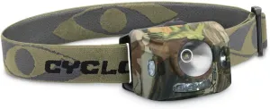 CYCLOPS Ranger X-Power Headlamp Hunting Tactical Durable Lightweight Compact Adjustable Headband 4 Light Modes Bright 3 Color LEDs 126 Lumen Head Flashlight AAA Batteries Included