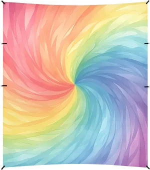 Darkmagenta Tie-dye Background Rainbow Colors Beach Canopy UPF50 Waterproof Large Portable Sun Shelter with Sandbags & Sand Shovel for Backyard and Camping