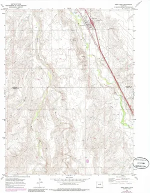 Deer Trail CO topo map, 1:24000 Scale, 7.5 X 7.5 Minute, Historical, 1969, Updated 1985, 26.9 x 22 in