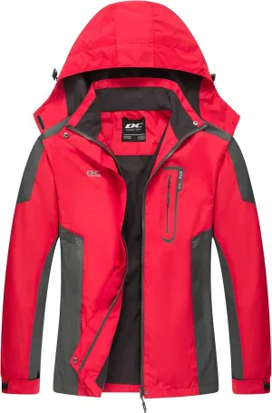 Diamond Candy Waterproof Rain Jacket Women Lightweight Outdoor Raincoat Hooded for Hiking skiing