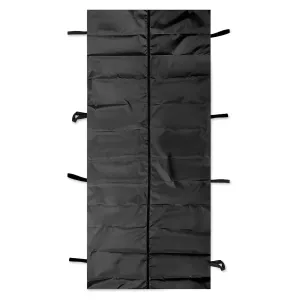 Dixie Ems Disposable Disaster Pouch Body Bag Stretcher Combo, 8 Carrying Handles, 3 Patient Tags, Heavy Duty Vinyl Pouch, Waterproof Zipper