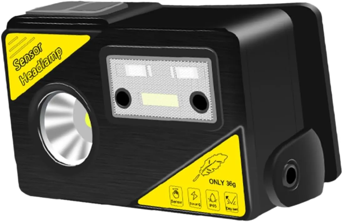 DOITOOL Camping Headlight Waterproof Running Headlamp USB Charging Headlamp Camping Headlamp Fishing Led Jogging Light