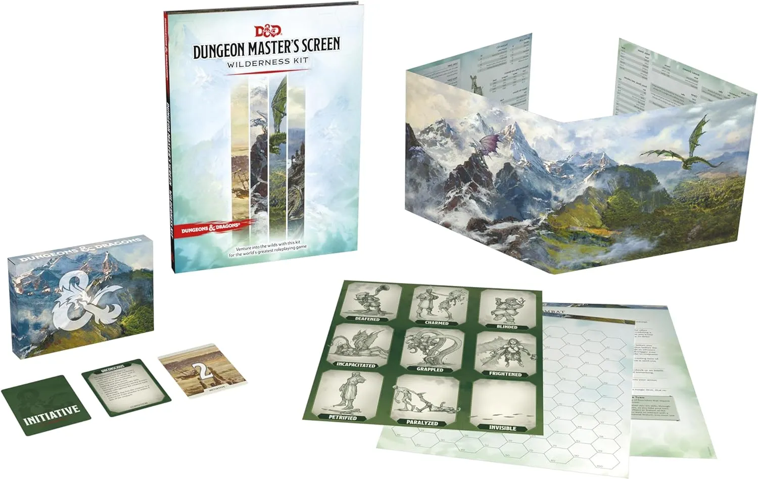 Dungeons & Dragons Dungeon Master's Screen Wilderness Kit (D&D Accessories)