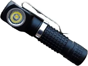 E02 III (Black, Cool White Version, 6500K) 560 Lumens AAA/10440 Headlamp Pocket EDC Flashlight with Magnetic Tail & Reversible Clip