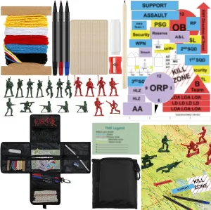 Eaasty Terrain Model Kit Army Platoon Land Navigation Kit Military Terrain Model Briefing Kit for Ranger School Squad Platoon Squad Leader Platoon SGT, Platoon Leader, or OCS SUT ROTC