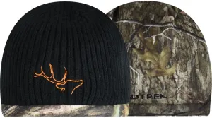 EDTREK Reversible Windproof Fleece Beanie Hat - Warm Winter Hat for Hunting Fishing Camping in Cold Weather