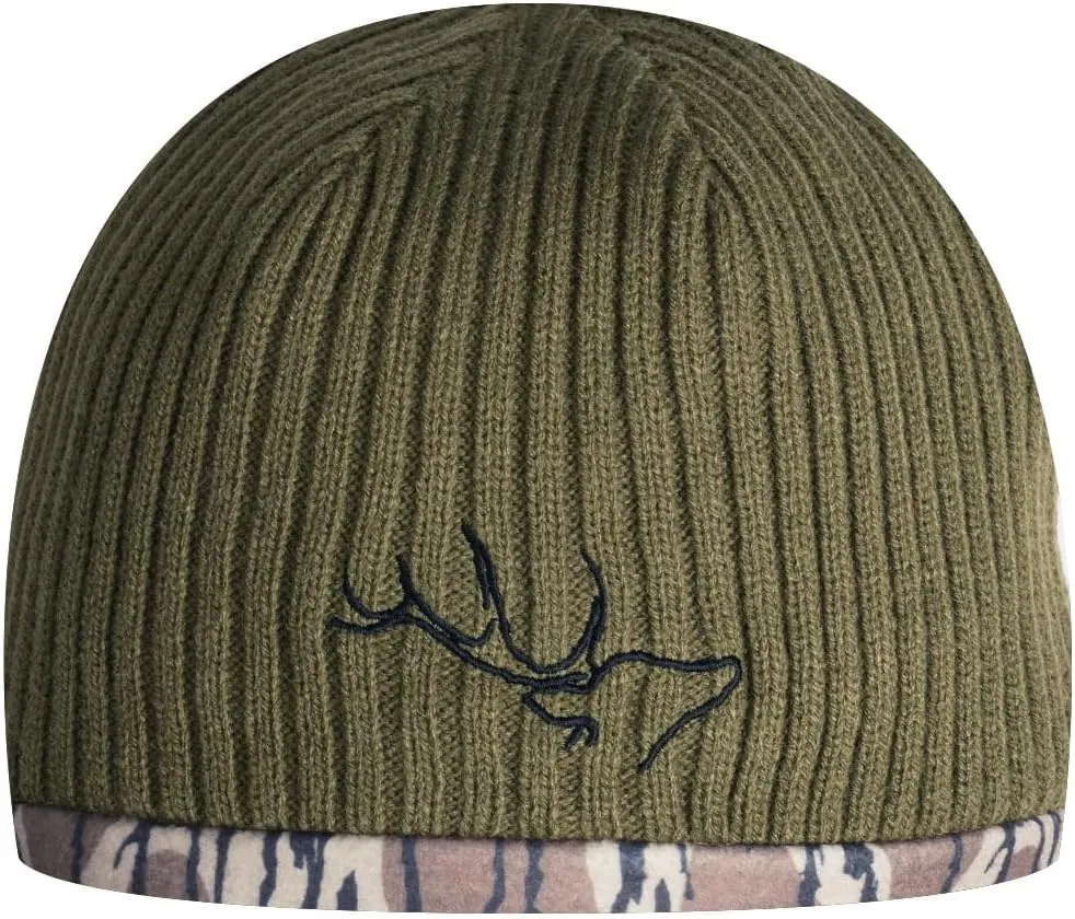 EDTREK Reversible Windproof Fleece Beanie Hat - Warm Winter Hat for Hunting Fishing Camping in Cold Weather