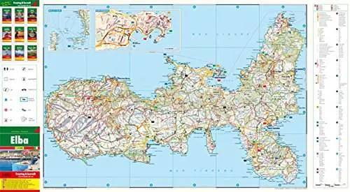 Elba Road Map by Freytag & Berndt (2015)