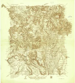 Elk Ridge UT topo map, 1:96000 Scale, 30 X 30 Minute, Historical, 1935, 27.9 x 25.4 in