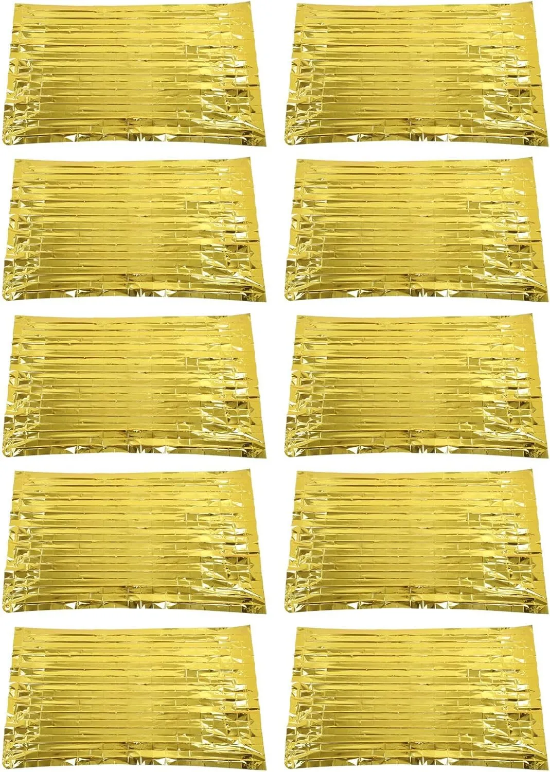 Emergency Blanket 130x210cm Portable Multifunctional Emergency Water Proof Thermal Blanket (Gold)
