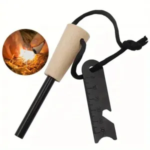 Emergency outdoors survival fire starter