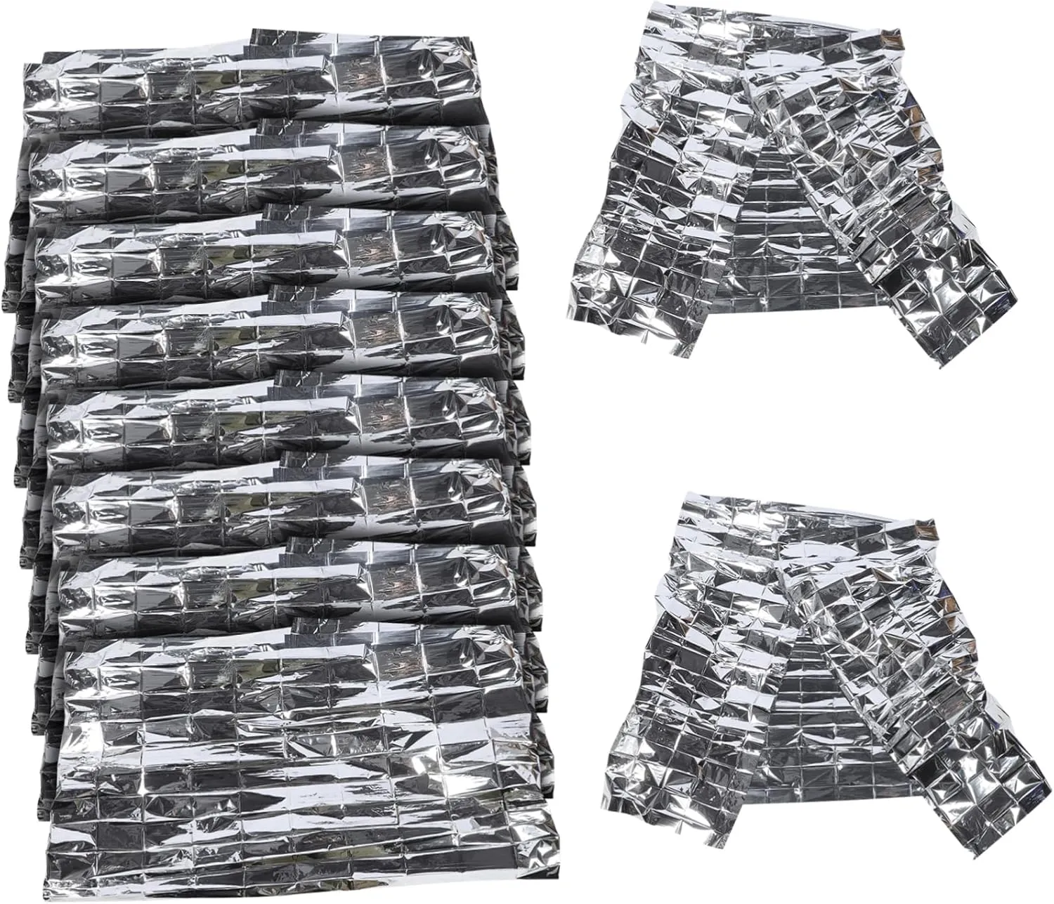 Emergency Survival Blanket 10 Pack Cold Weather Camping Blanket for Outdoor Activities