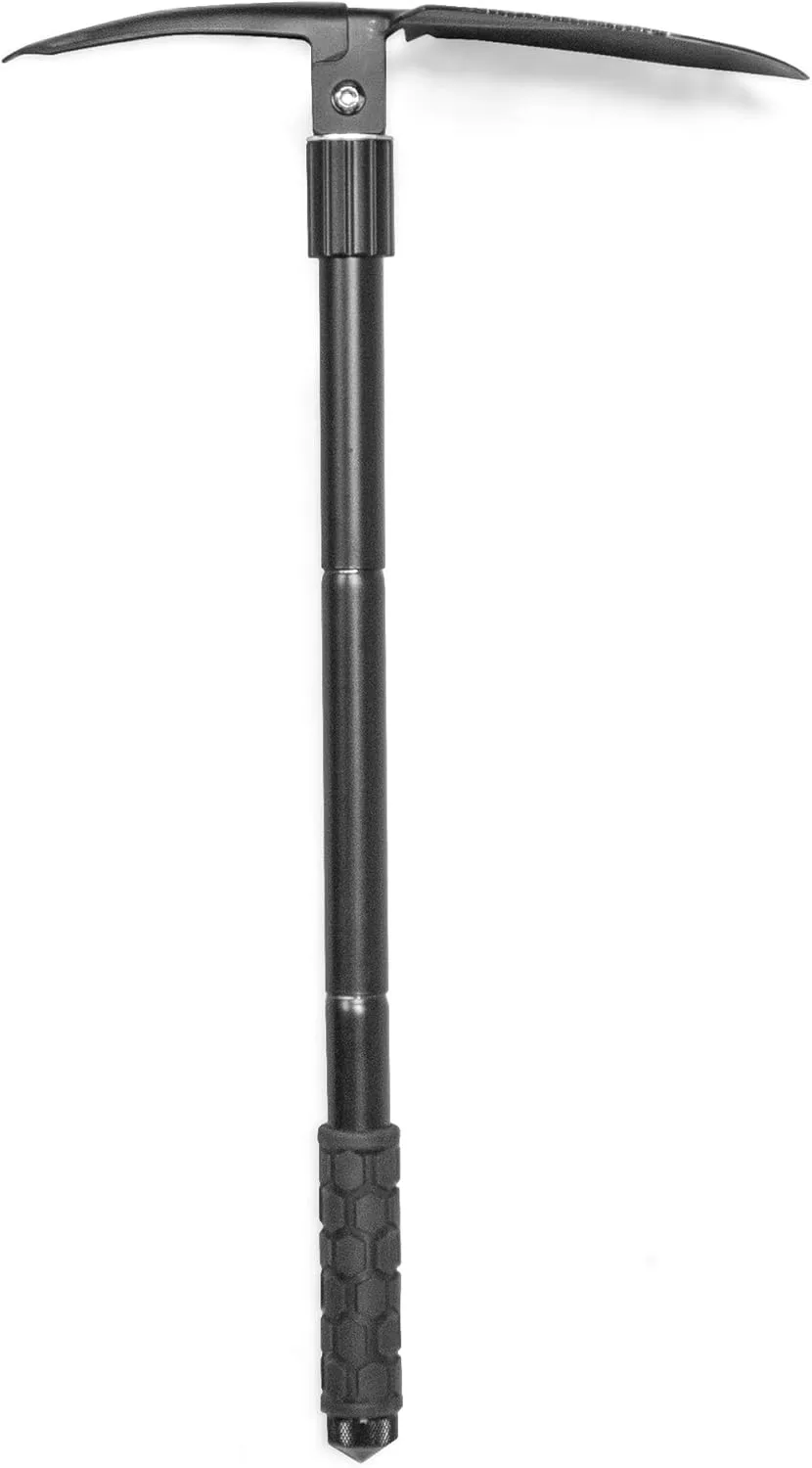 Emergency Zone 12-in-1 Collapsible Folding Shovel | Military 19.5 Inch Survival Shovel | Multitool with Carrying Case | Great for Hiking, Camping, Backpacking, Gardening, to Keep in Your Car | 1 Pack