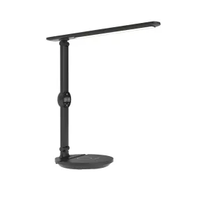 Ergo Eye Care Led Desk Lamp with Qi Charger & Digital Clock