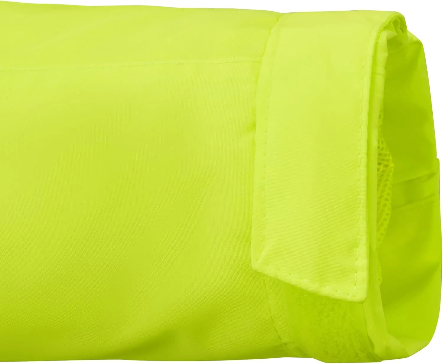 Ettore Mens Waterproof Cycling Jacket With Removable Hood Breathable High Visibility - Hybrid Glow - Yellow