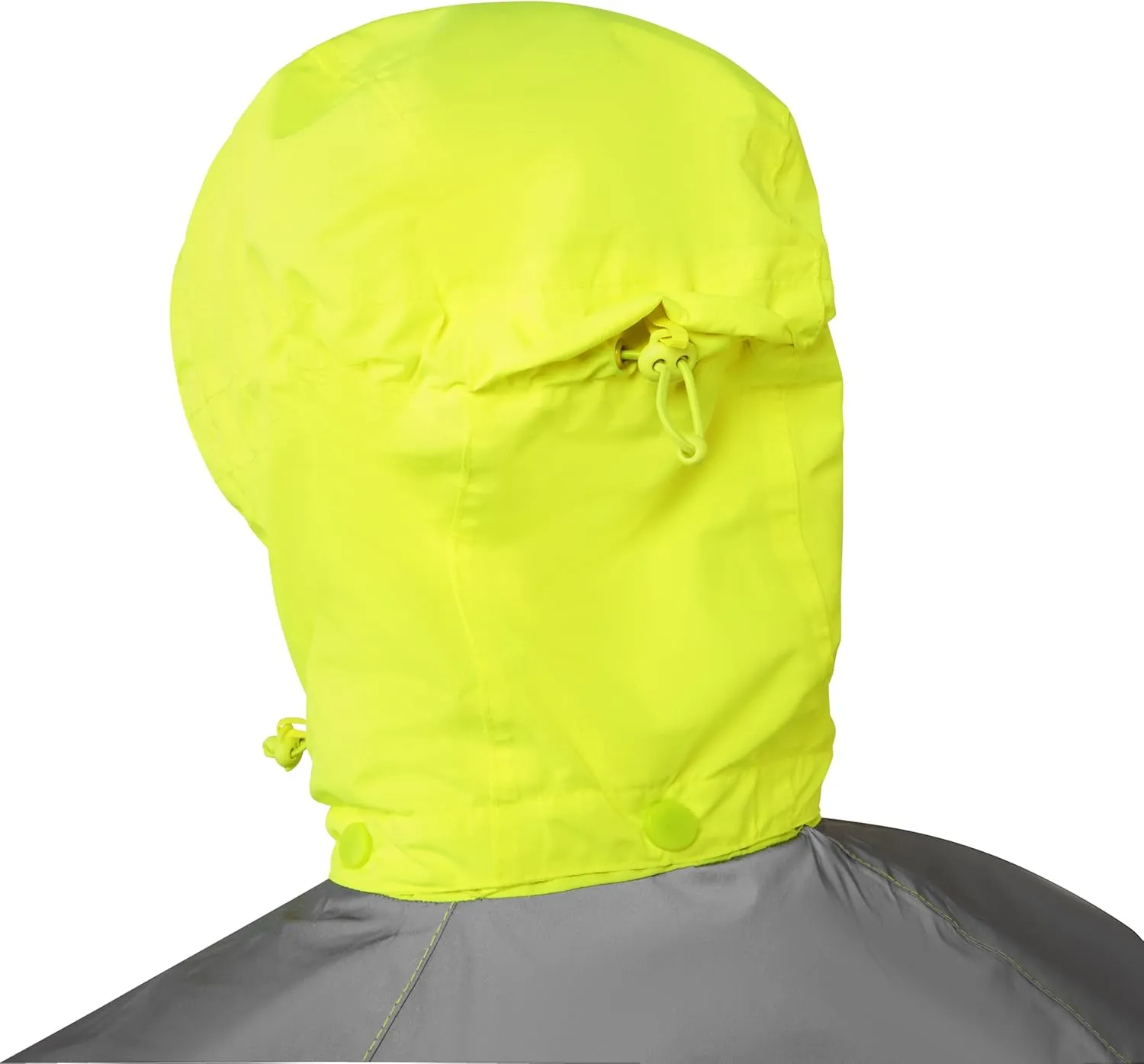 Ettore Mens Waterproof Cycling Jacket With Removable Hood Breathable High Visibility - Hybrid Glow - Yellow