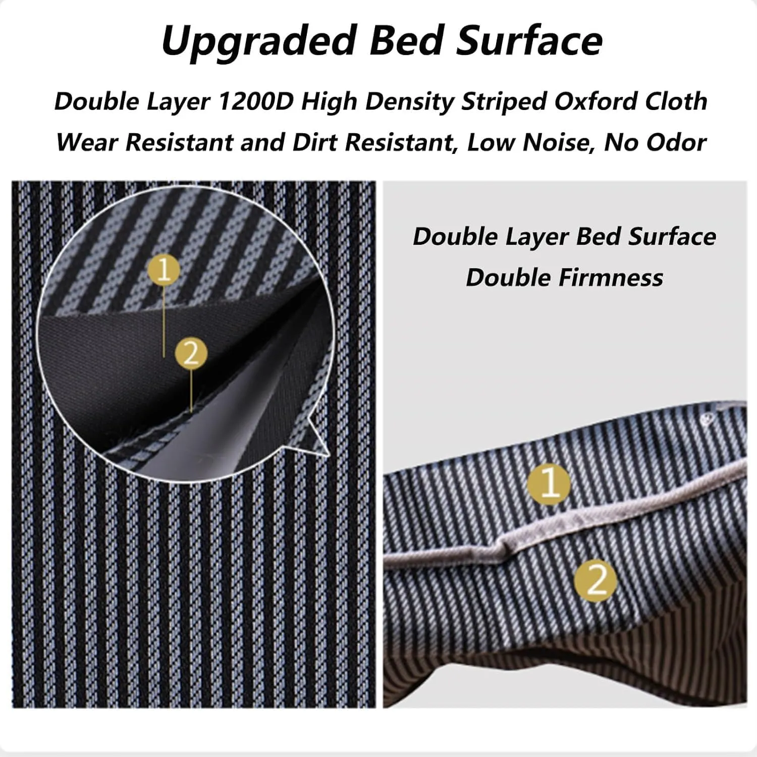 EYPKPL cots for Sleeping Folding Camping Bed Corduroy Cotton Cots for Camping with Mat Camping Cots for Adults Lounge Chair Portable Camping Cot Stretching Freely