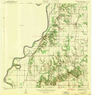 Fairbanks in topo map, 1:24000 Scale, 7.5 X 7.5 Minute, Historical, 1942, 25.7 x 24.8 in