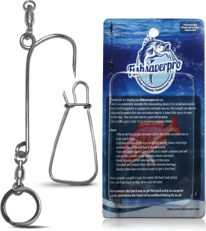 fish descending return device - Compact & reliable release device built for long life. No mechanical release to fail. Great for red snapper. Unlike fish venting tools fully NOAA compliant