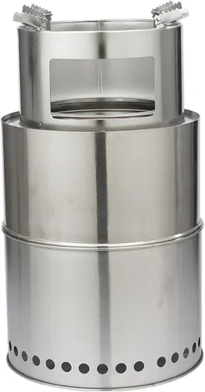 Foldable Camping Stove Wood Mini Camping Stove Solo Stoves Stainless Steel Backpacking Wood Stove Portable Small Burning Stoves Fire for Picnic BBQ Camp Hiking