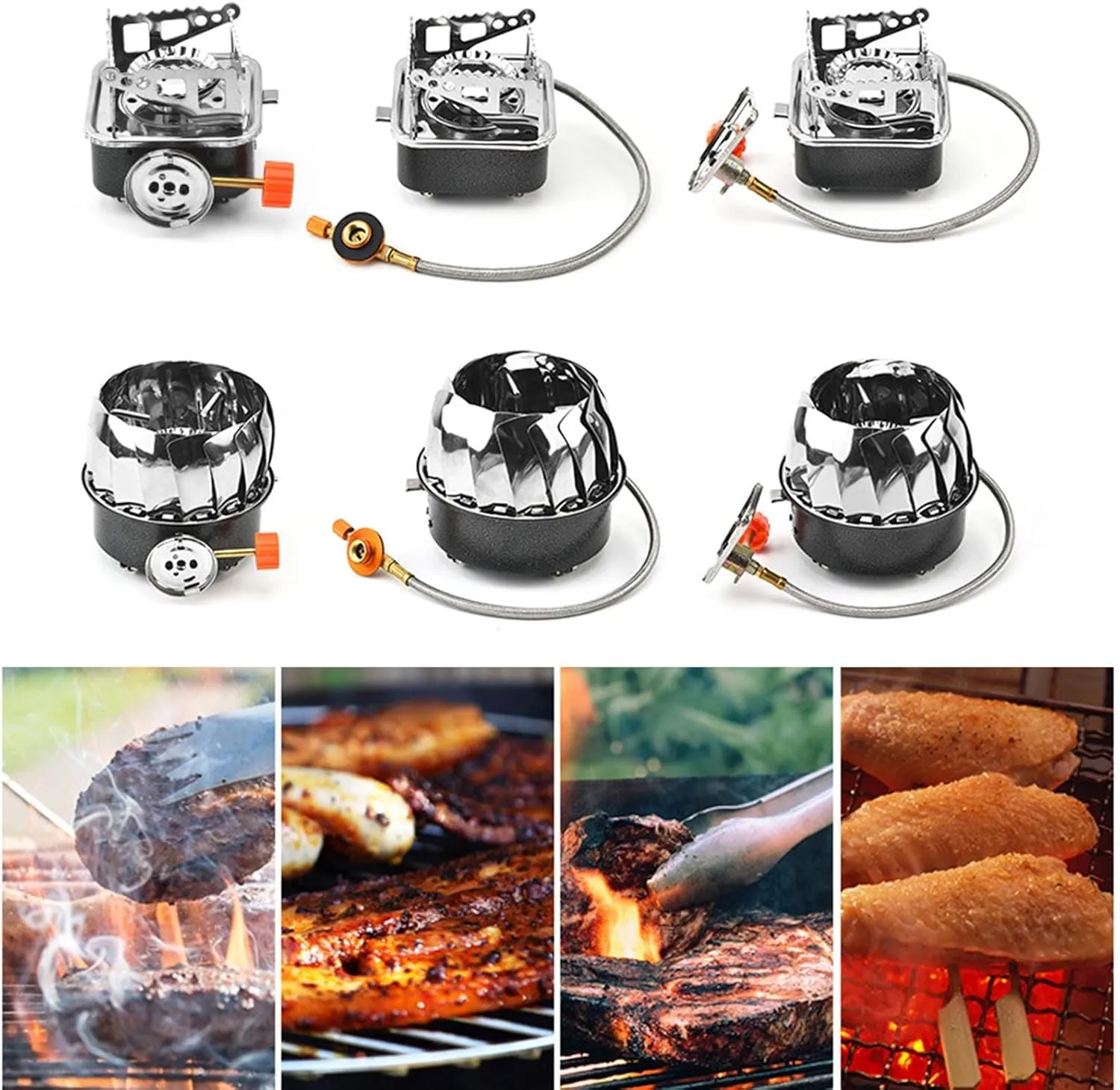 Foldable Stove Portable Outdoor Compact Camping for Hiking Andnics Cookingsils/A03