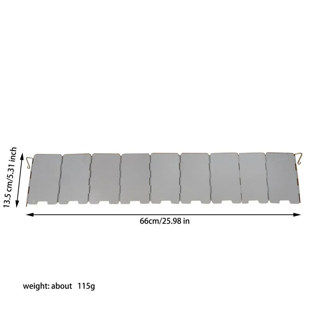 Foldable Outdoor Windshield