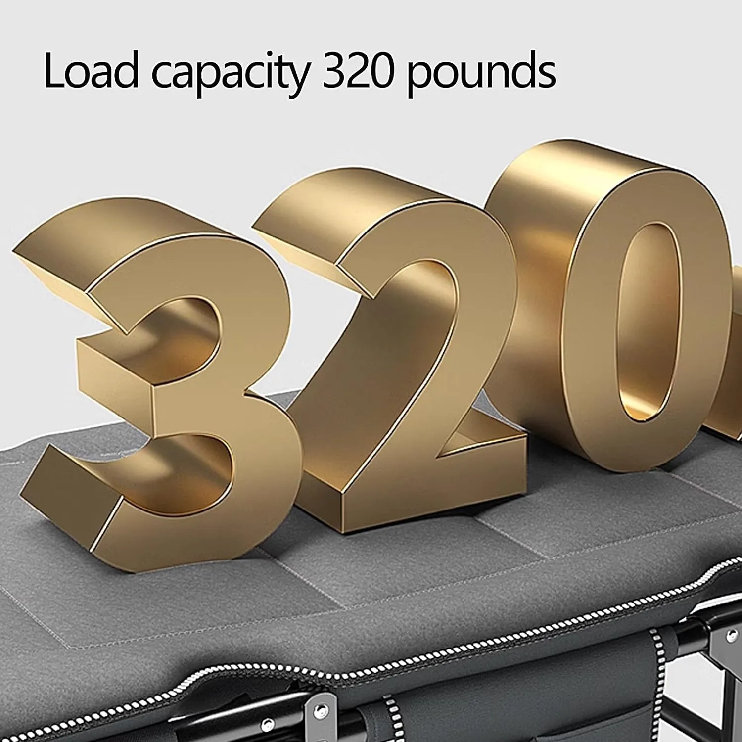 Folding Bed with Mattress for Adults 4 Speed Backrest Adjustment Camping Cot for Adults with 3D Headrest Camping Bed Spare Guest Bed(Gray B,170 * 60 * 30cm), 170 * 60 * 30CM