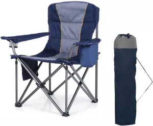 Folding Camping Chair Heavy Duty Outdoor Chair Oversized Cup Holder,450 LBS Weight Capacity