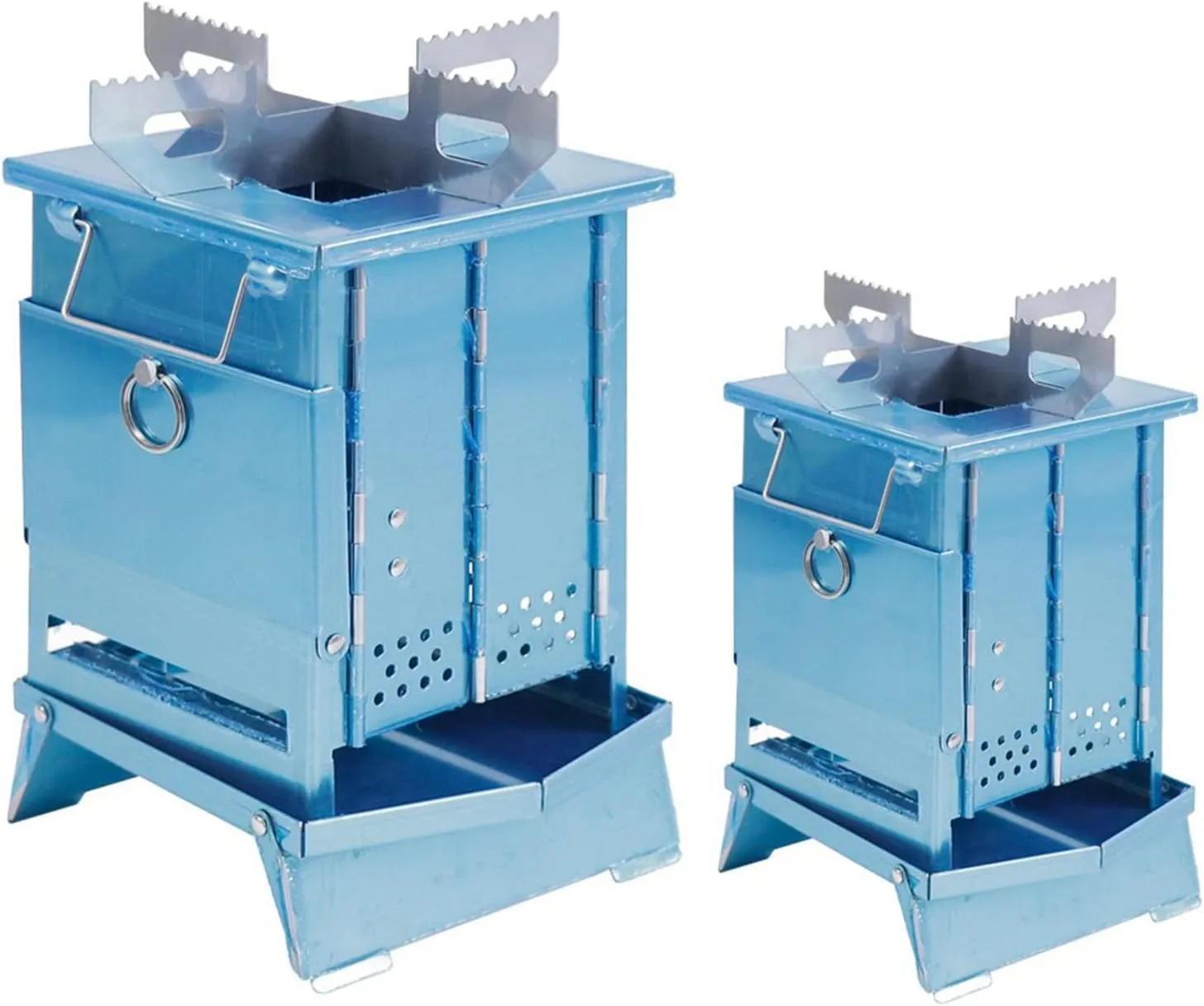Folding Camping Stove Portable Stove for Home Outdoor Cooking Great Stainless Steel Camping Stove Compact Wood Stove Design