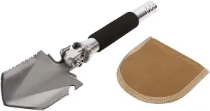 Folding Shovel,Compact and Portable Carbon Steel Camping Shovel,Multifunction Survival Shovel,Foldable Long Handle Design Small Shovel for Camping
