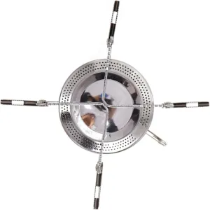 Folding Stainless Steel Camping Stove Cooker for Outdoor Cooking for Picnics and Hiking Compact Design for