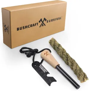 for Pocket-friendly | & Rod Extensive range Magnesium & Backpacking Kit Firestarter Steel Starter Fire Waterproof Striker Tool Ferro Multitool | Farrow Flint Campfires Rod and