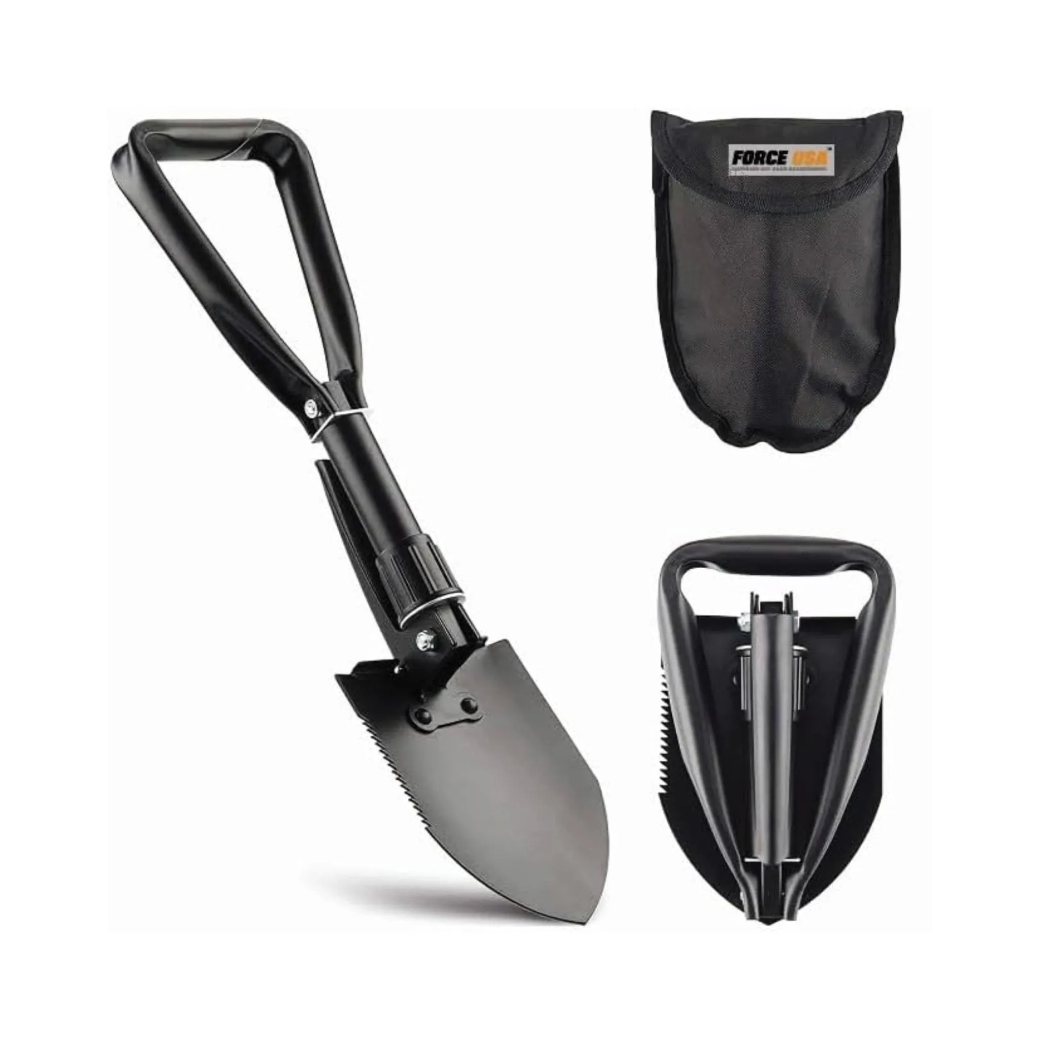 FORCE USA Foldable Shovel SH001 - Black