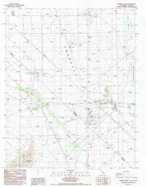 Franklin Well CA topo map, 1:24000 Scale, 7.5 X 7.5 Minute, Historical, 1987, Updated 1987, 26.8 x 21.5 in