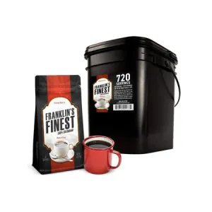 Franklin's Finest Survival Coffee 720-Servings by Patriot Pantry