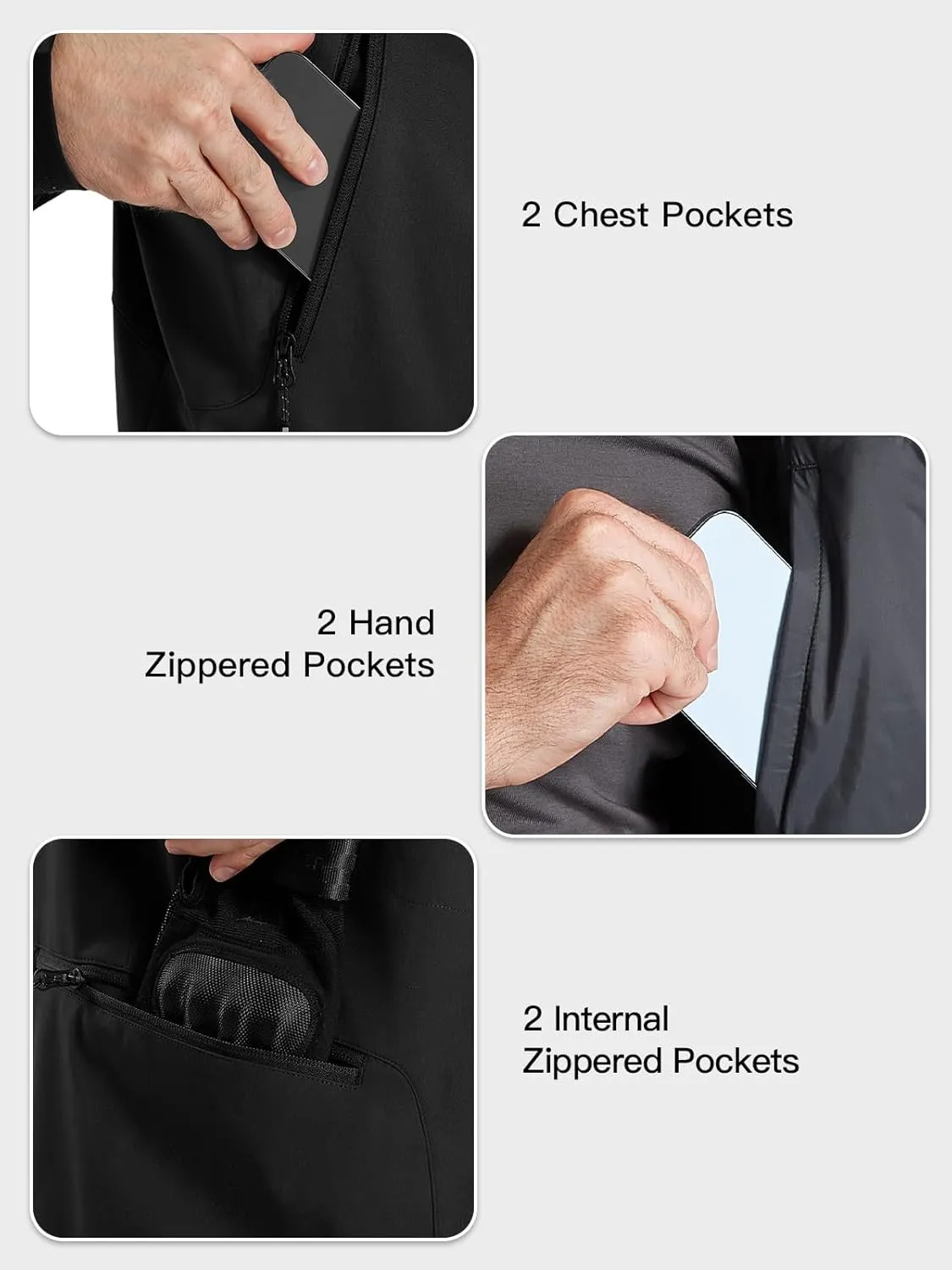FREE SOLDIER Men's Warm Golf Vest Outerwear Windproof Reversible Puffer Vest Sleeveless Jacket for Casual Hiking Travel