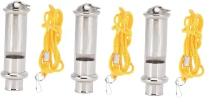 GALPADA 3sets Emergency Bird Training Whistle Stainless Steel Pigeon Whistle Outdoor Compact Portable Safety for Travel 3pcs*3