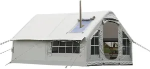 GeRRiT Outdoor Inflatable Tent, Camping Overnight Equipment, Foldable Portable Rainproof and Windproof Tent Without Setting Up
