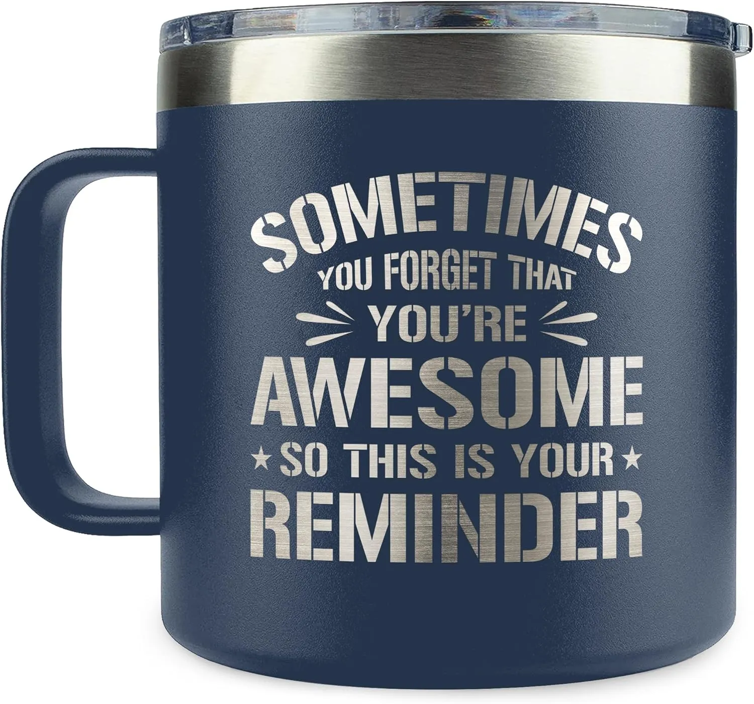 Gifts for Men - Fathers Day Gift for Dad, Grandpa, Uncle, Husband - Anniversary, Birthday, Inspirational Gifts for Men, Him - Funny Mens Gift Ideas Unique - 14 Oz Stainless Steel Coffee Mug