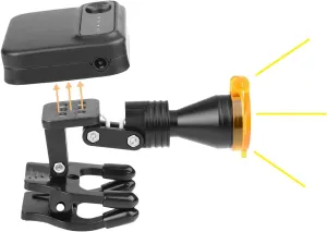 Global-Dental 5W Head Lamp Clip-on Type with Optical Filter   2 Magnetic Chuck Batteries for Binocular Loupes Magnifer Adjustable Brightness DY-014