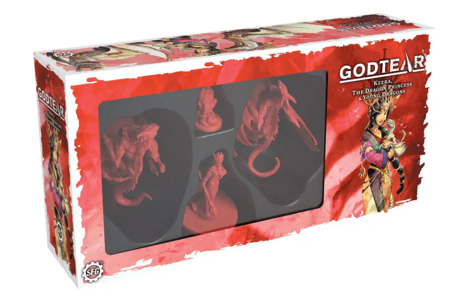 Godtear: Keera, The Dragon Princess & Young Dragons