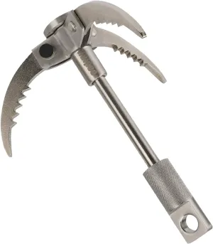Grappling Hook Folding Claw Multifunctional Stainless Steel Hook for Outdoor Camping Hiking Tree Rock Mountain Climbing