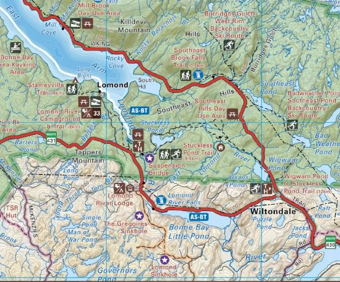 Gros Morne National Park Map Newfoundland