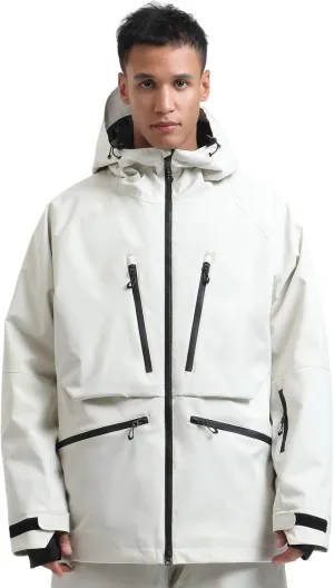GSOU SNOW Mens Snowboard Jacket Womens Ski Coat Waterproof Insulated Snow Coat Winter Hooded Mountain Jackets