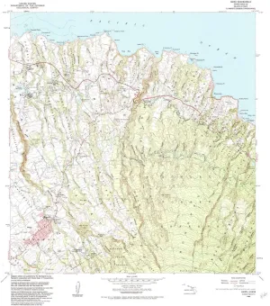 Haiku HI topo map, 1:24000 Scale, 7.5 X 7.5 Minute, Historical, 1983, Updated 1984, 26.7 x 24 in