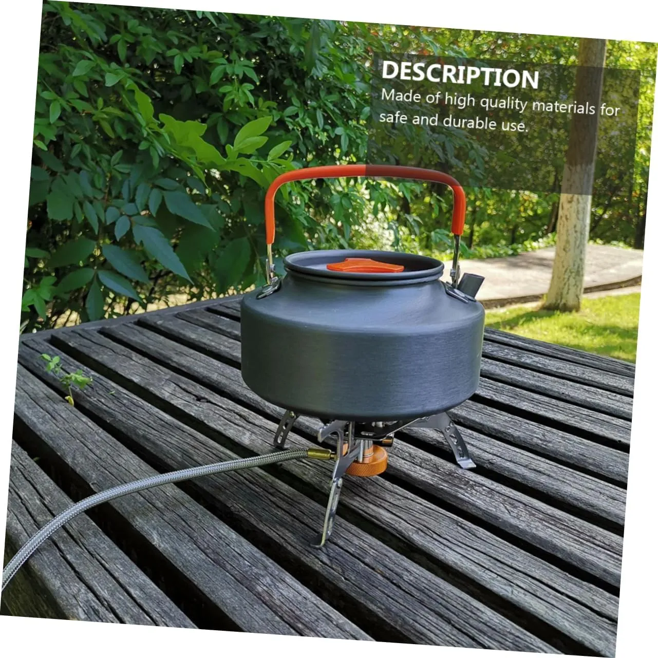 HANABASS 1 Set Camping Pan Set Portable Cutlery Camping Cookware Kit Camping Tool Camping Utensils Camping Pots
