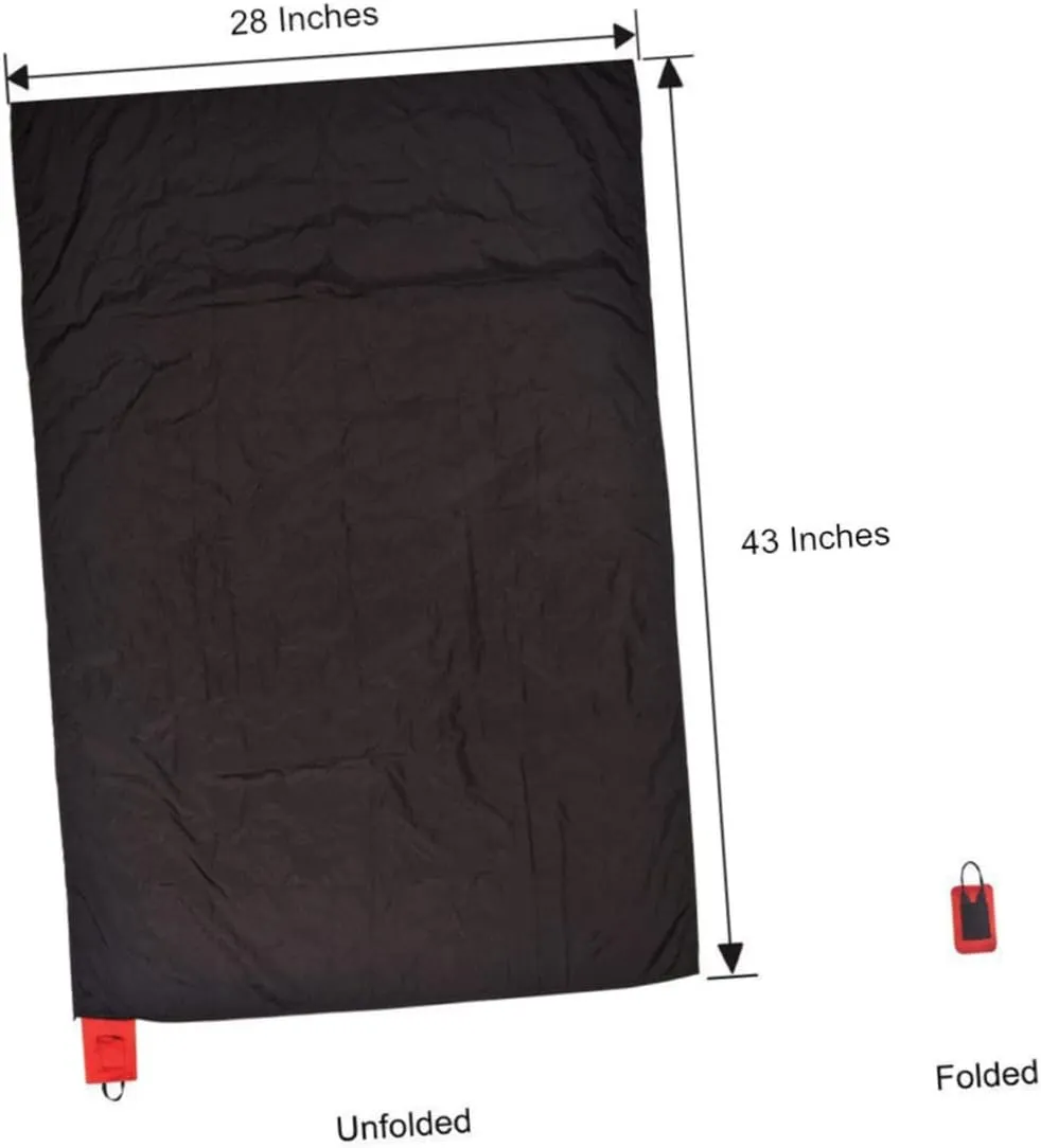 HANABASS 2pcs Outdoor Camping Mat Portable Sandproof Picnic Cushion for Beach Ground Use Compact Folding Design for Comfortable for Family Adventures