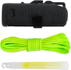 Handheld 550 Paracord Dispenser and Survival Tool with 12-hr SnapLight and 25 feet of 7-Strand 550lb Rated Paracord - Ideal Outdoors and General Every Day Carry.