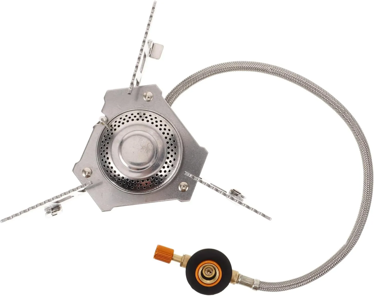 Happyyami Detachable Portable Camping Stove Gas Cooker Easy Folding for Hiking Outdoor Cooking